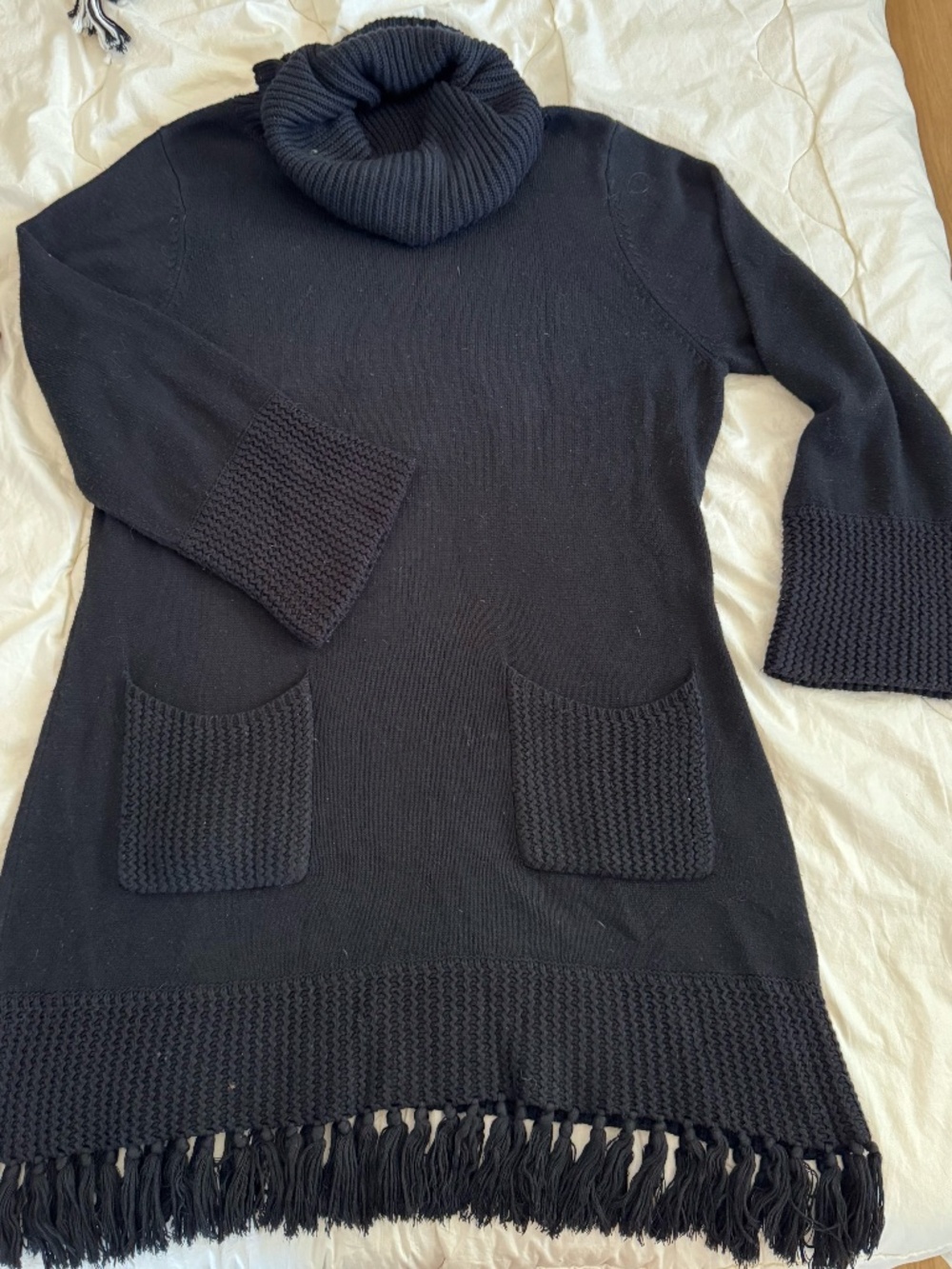 Soft Surroundings Black Sweater Dress